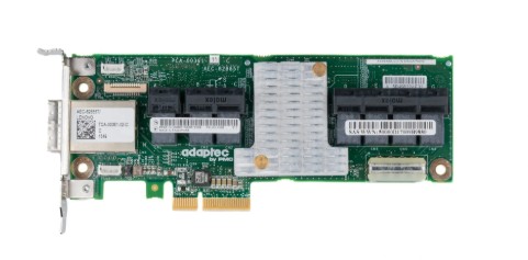 การ์ด HBA Adaptec SAS SATA สำหรับเชื่อมต่อไดรฟ์กับเซิร์ฟเวอร์