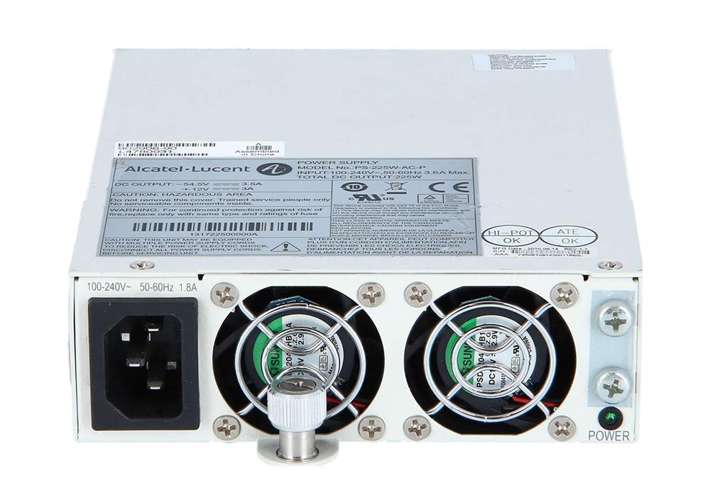 พาวเวอร์ซัพพลาย Alcatel-Lucent Enterprise สำหรับสวิตช์และอุปกรณ์เครือข่าย