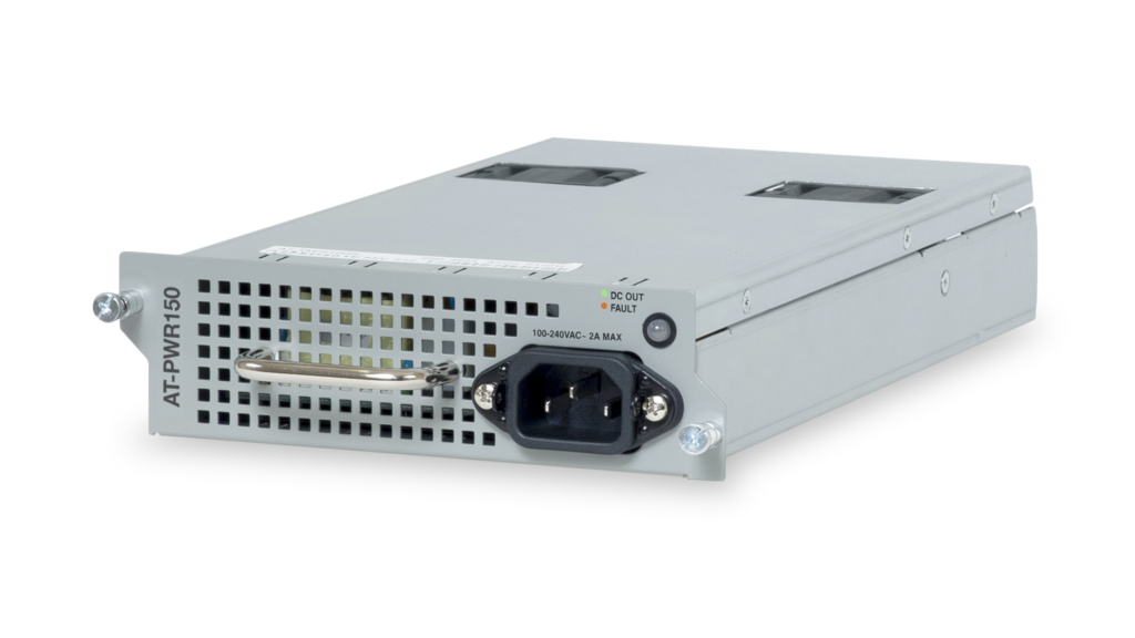 พาวเวอร์ซัพพลาย Allied Telesis แบบ hot-swap สำหรับอุปกรณ์เครือข่าย