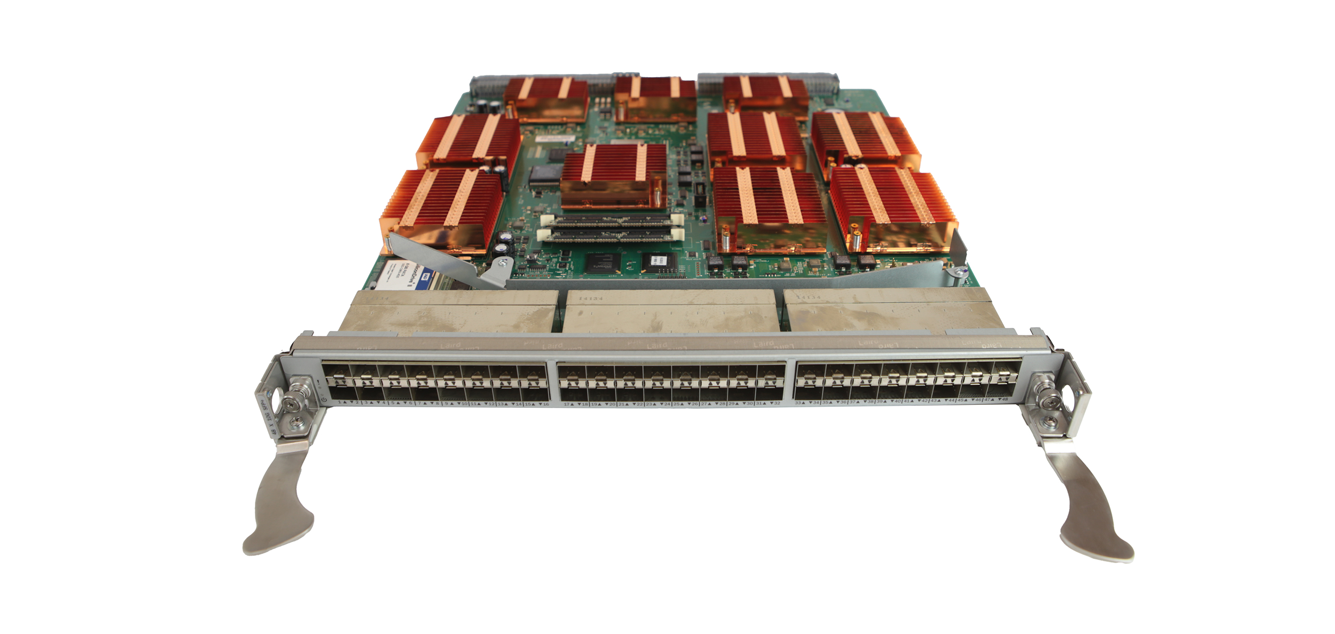 แผงวงจรและบอร์ดพอร์ต 10GbE ของสวิตช์ Brocade VDX และ ICX