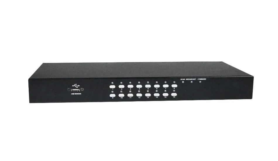 KVM Switch Compaq Server Console แบบติดตั้งแร็ค 1U