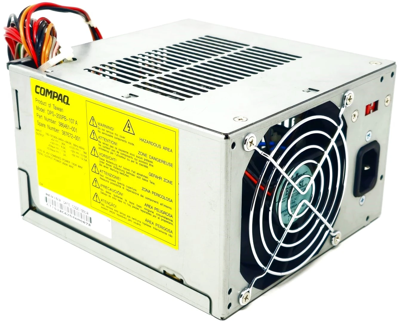 พาวเวอร์ซัพพลาย Compaq แบบ hot-plug สำหรับเซิร์ฟเวอร์ ProLiant