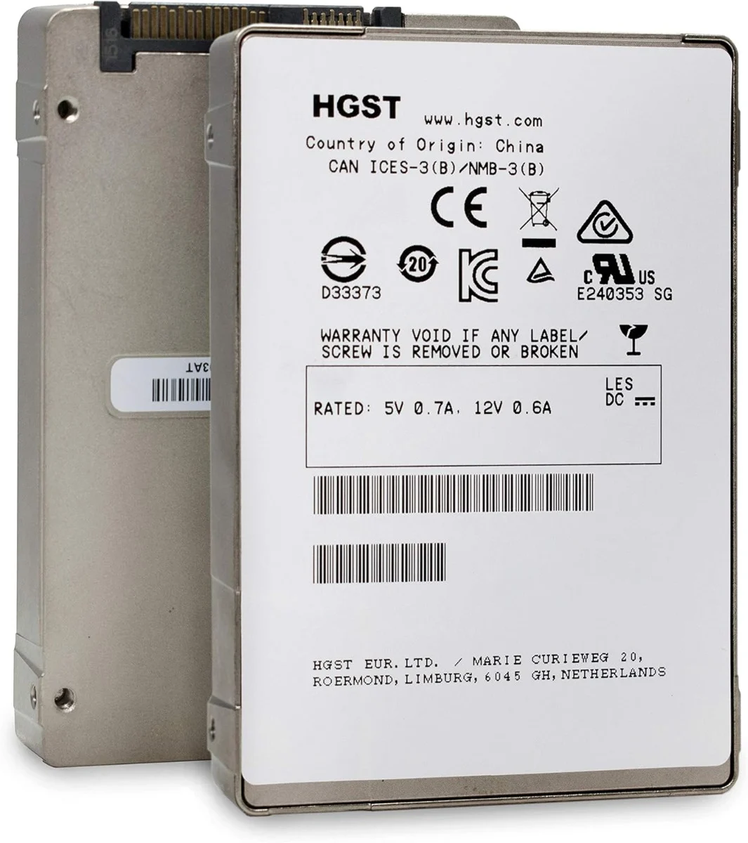 SSD HGST Ultrastar ความจุ 250GB สำหรับเซิร์ฟเวอร์