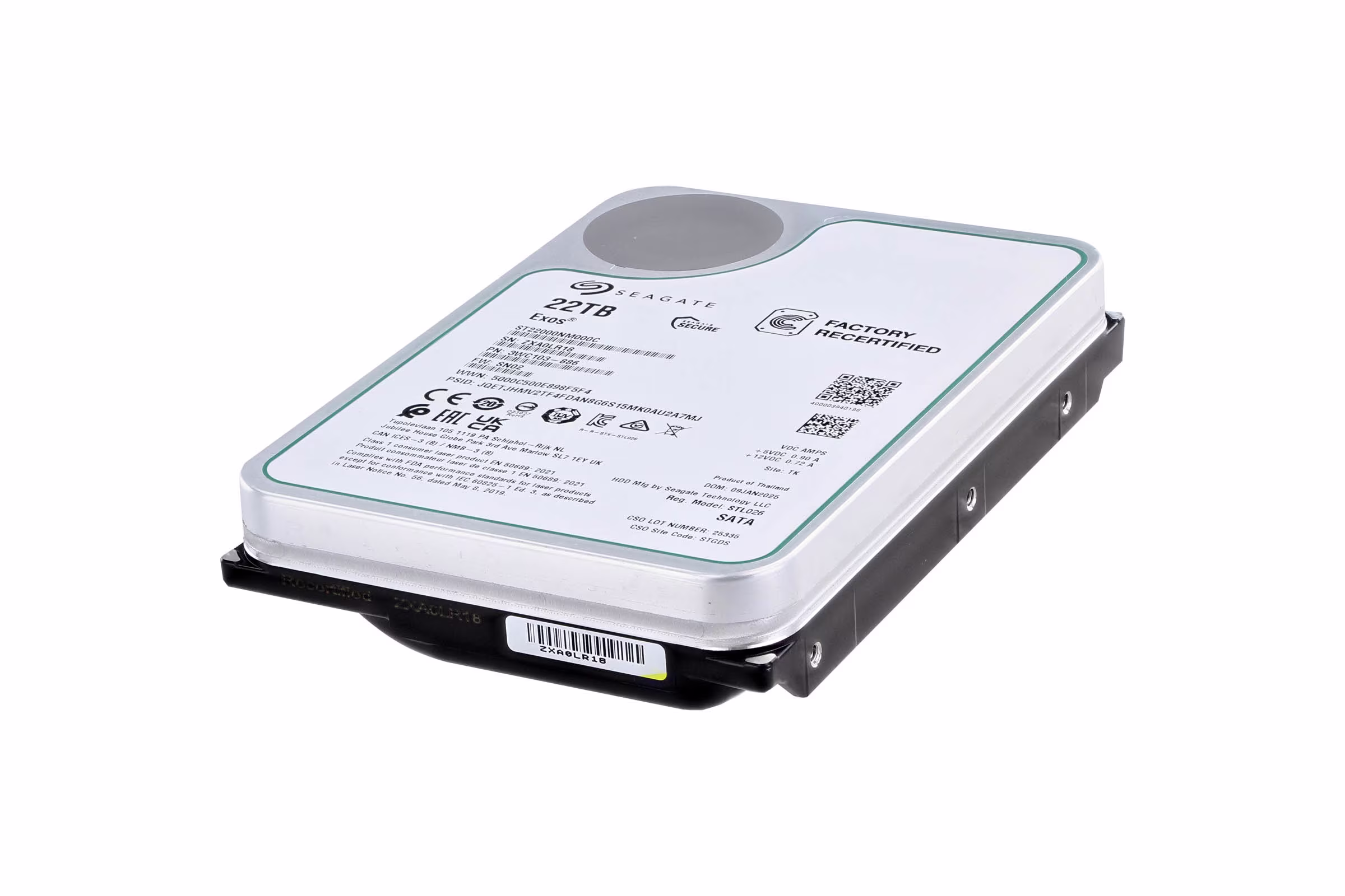 ฮาร์ดดิสก์และ SSD Seagate ความจุ 22TB สำหรับเซิร์ฟเวอร์