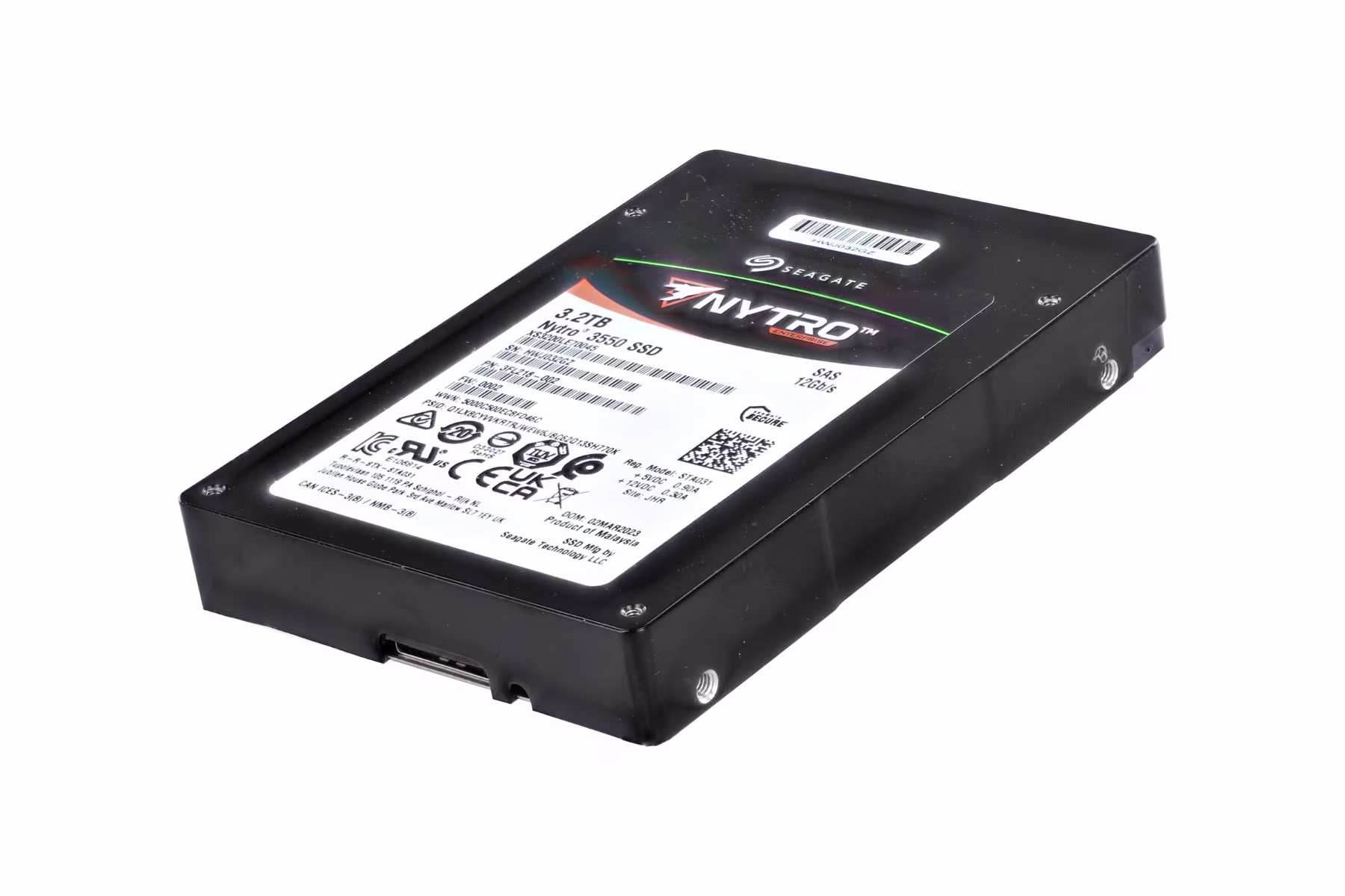ฮาร์ดดิสก์และ SSD Seagate ความจุ 3.2TB สำหรับเซิร์ฟเวอร์