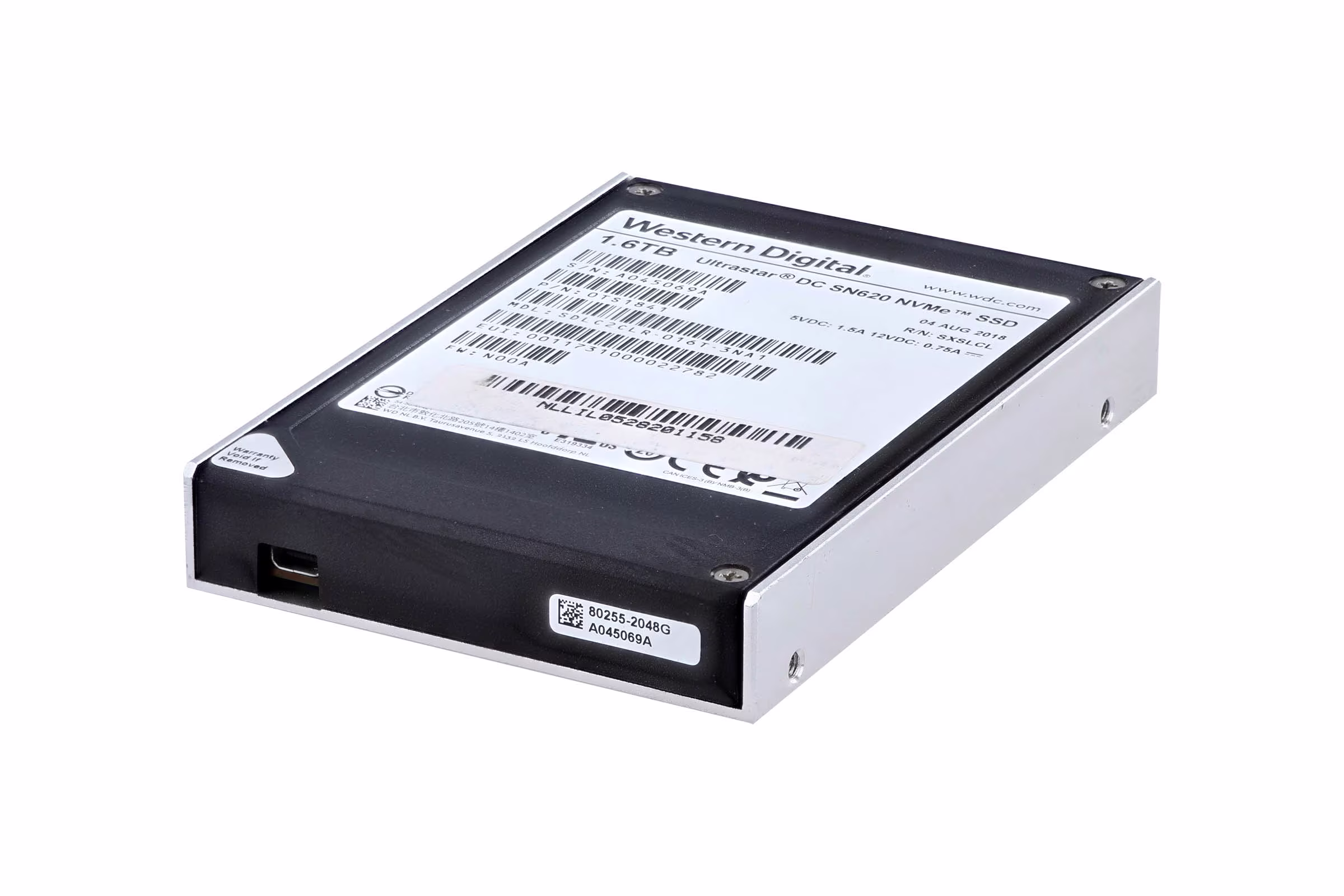 ฮาร์ดดิสก์และ SSD Western Digital ความจุ 1.92TB สำหรับเซิร์ฟเวอร์
