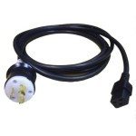 ซัน 180-2005 AC Power Cord, NEMA L6-20P to IEC 320-C19