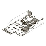 ไอบีเอ็ม 42D3650 Socket LGA771 Intel I5000P Chipset EATX System Board