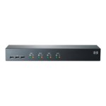 เอชพี 439323-001 4 x Ports 1U Rack-mountable USB/PS2 KVM Console Switch