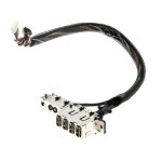 เอชพี 691939-001 Front I/O Module Assembly USB Ports LED Power Button สำหรับ
