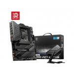 7D38-006R MSI MEG Z590 UNIFY-X Gaming Socket LGA 1200 Intel Z590 Chipset 11th/10th Generation Core / Pentium Gold / Celeron Processors Support DDR4 2x DIMM 6x SATA 3.0Gb/s ATX Motherboard