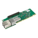 ซุปเปอร์ไมโคร AOC-2UR6N4-I4XT 2U Ultra Riser with 4 10Gbase-T and 4 NVMe ports