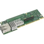 ซุปเปอร์ไมโคร AOC-2URN4-I4XT 2U Ultra Riser - 4 10Gbase-T, 4 NVMe ports, Intel X540
