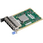 ซุปเปอร์ไมโคร AOC-AG-I4M i350 1GbE Ethernet Adapter Card - 4-Port RJ45 Connectors