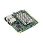 ซุปเปอร์ไมโคร AOC-MTG-B2TM SIOM 2-port 10GbE RJ45 10GBase-T, Broadcom BCM57416 with 1U