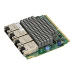 ซุปเปอร์ไมโคร AOC-MTG-I4T SIOM 4-port 10GBase-T Ethernet Adapter - Intel X550 10GbE