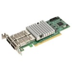 ซุปเปอร์ไมโคร AOC-S100G-M2C Standard LP Dual-port 100GbE With 2 QSFP28, Mellanox Chipset