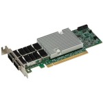 ซุปเปอร์ไมโคร AOC-S200G-B2C 200Gb Ethernet Controller Card Low-profile Dual QSFP112
