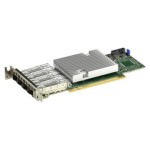 ซุปเปอร์ไมโคร AOC-S25GC-i4S 25Gbps Network Adapter Provide 4-Port (SFP28) PCIe Gen 4