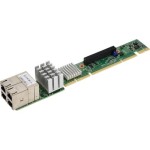 ซุปเปอร์ไมโคร AOC-UR-i4XTF 1U Ultra Riser with 4-port 10Gbase-T, Intel XL710 and X557