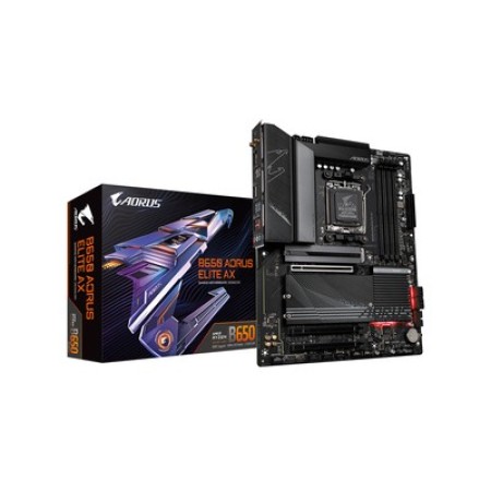 กิกะไบต์ B650 AORUS ELITE AX AMD Ryzen 9000 / 8000 / 7000 Series CPU B650 Chipset