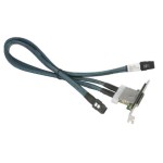 ซุปเปอร์ไมโคร CBL-0168L Internal to External MiniSAS 2 Ports Full Height Cascading