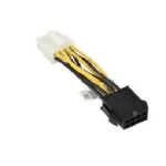 ซุปเปอร์ไมโคร CBL-PWEX-0663 8-Pin CPU to 8-Pin PCIe 0.05m Power Adapter Cable