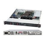 ซุปเปอร์ไมโคร CSE-111TQ-563CB Server Chassis 1U Rackmount