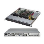 ซุปเปอร์ไมโคร CSE-113MFAC2-605CB Server Chassis 1U Rackmount