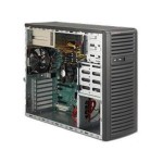 ซุปเปอร์ไมโคร CSE-732i-R500B Mid-Tower Chassis 500W Power Supply