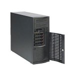 ซุปเปอร์ไมโคร CSE-733T-500B Mid-Tower Chassis w/ 500W Power Supply