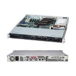 ซุปเปอร์ไมโคร CSE-813MTQ-600CB Server Chassis 1U Rackmount