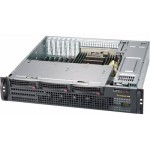ซุปเปอร์ไมโคร CSE-825MBTQC-R802LPB Server Chassis 2U Rackmount