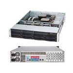 ซุปเปอร์ไมโคร CSE-825TQ-R740LPB Server Chassis 2U Rackmount