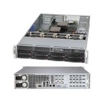 ซุปเปอร์ไมโคร CSE-825TQ-R740WB Server Chassis 2U Rackmount