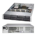 ซุปเปอร์ไมโคร CSE-825TQC-600WB Server Chassis 2U Rackmount