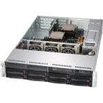 ซุปเปอร์ไมโคร CSE-825TQC-R802WB Server Chassis 2U Rackmount 800W Power Supply