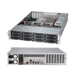 ซุปเปอร์ไมโคร CSE-826BA-R1K28LPB Server Chassis 2U Rackmount