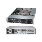ซุปเปอร์ไมโคร CSE-826BA-R920WB Server Chassis 2U Rackmount