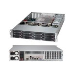 ซุปเปอร์ไมโคร CSE-826BE1C4-R1K23LPB Server Chassis 2U Rackmount
