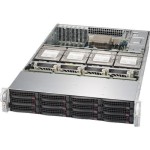 ซุปเปอร์ไมโคร CSE-829HE1C4-R1K62LPB Server Chassis 2U Rackmount