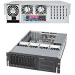 ซุปเปอร์ไมโคร CSE-833T-653B Server Chassis 3U Rackmount