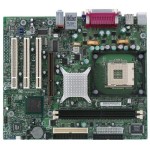 อินเทล D845GERG2 Motherboard Socket 478 533MHz FSB DDR micro ATX Audio Video