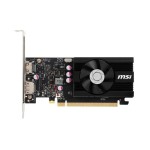 MSI G103044PC GeForce GT 1030 OC 4GB GDDR4 64-Bit PCI Express 3.0 x16 1x DisplayPort 1x HDMI Low-Profile Single-Slot Graphics Card
