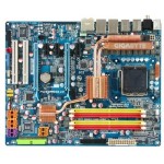 กิกะไบต์ GA-X48-DS5 X84 DDR2 Dimm PCI-E SATA2 Glan Motherboard