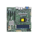 ซุปเปอร์ไมโคร MBD-X12SCQ-B X12SCQ Socket LGA1200 Intel Q470E Chipset Micro-ATX System