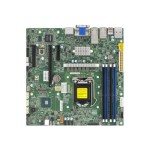 ซุปเปอร์ไมโคร MBD-X12SCZ-TLN4F-B X12SCZ-TLN4F Socket LGA1200 Intel W480E Chipset Micro-ATX