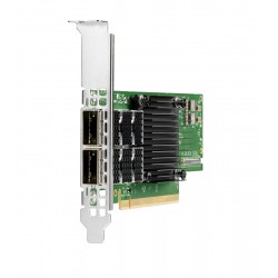 [P23666-B21] HPE InfiniBand HDR100/Ethernet 100Gb 2-port QSFP56 PCIe4 x16 MCX653106A-ECAT Adapter