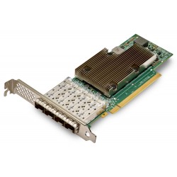 [SNS540-BDDB] Dell Broadcom 57504 Quad Port 10/25GbE SFP28, PCIe Adapter, Full Height, Customer Kit