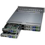 ซุปเปอร์ไมโคร SYS-221BT-HNTR 2U 4-Node BigTwin with 6 hot-swap 2.5" NVMe/SATA Drives Per